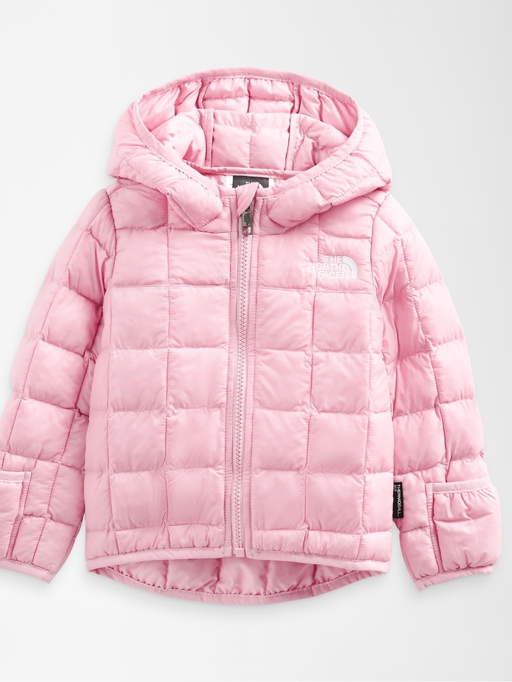 North Face Baby ThermoBall™ Hooded Jacket 0-3 Months Peach Pink Winter Puffer